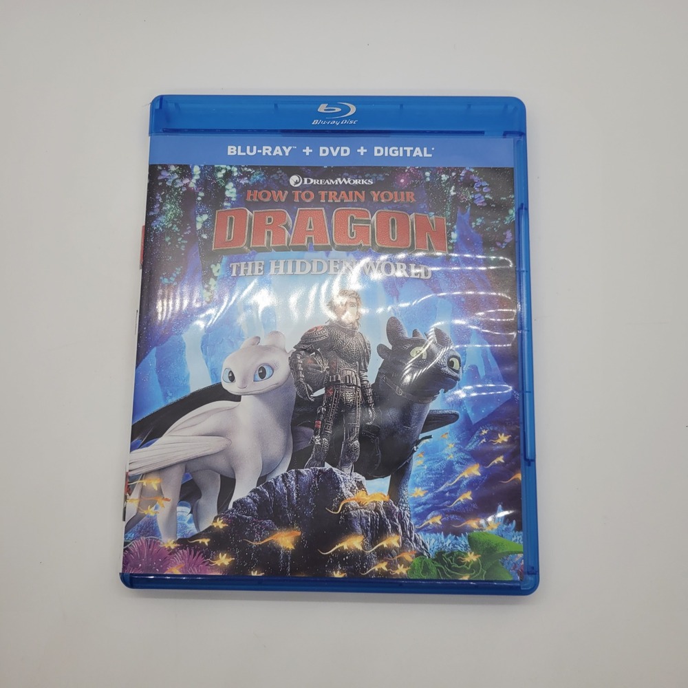 How to Train Your Dragon The Hidden World Blu-ray DVD DreamWorks 2-Disc